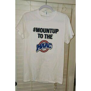 MAAC Metro Atlantic Athletic Conference white shirt adult SMALL..............B4